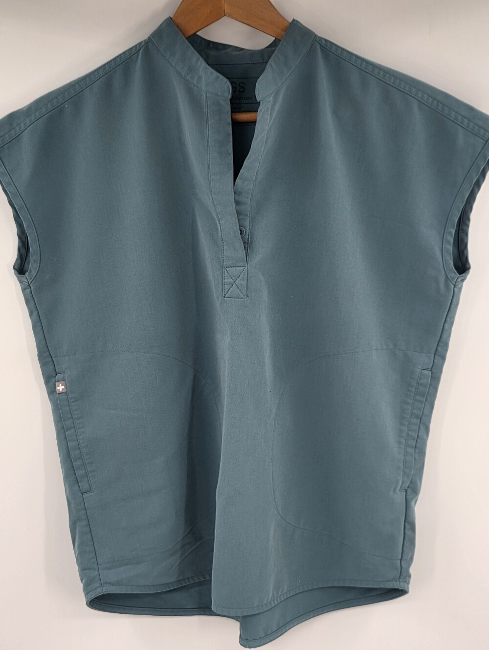 Figs Rafaela Oversized Scrub Top Teal Women's 2XS